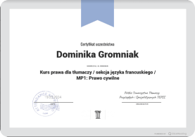 certyfikat